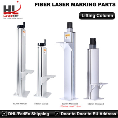 HL Laser Lift Table Z Axis Lifting Column H 500 800mm For Fiber Marking Machine