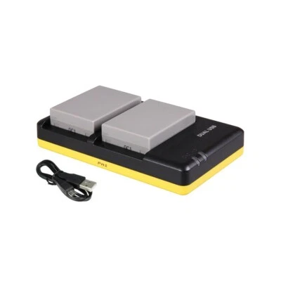 PATONA 2x Akku für Olympus PS-BLN1 BLN-1 OM-D E-M5 Mark II Stylus XZ-2 Pen + Ladegerät