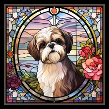 Shih Tzu Dog Large Refrigerator Magnet