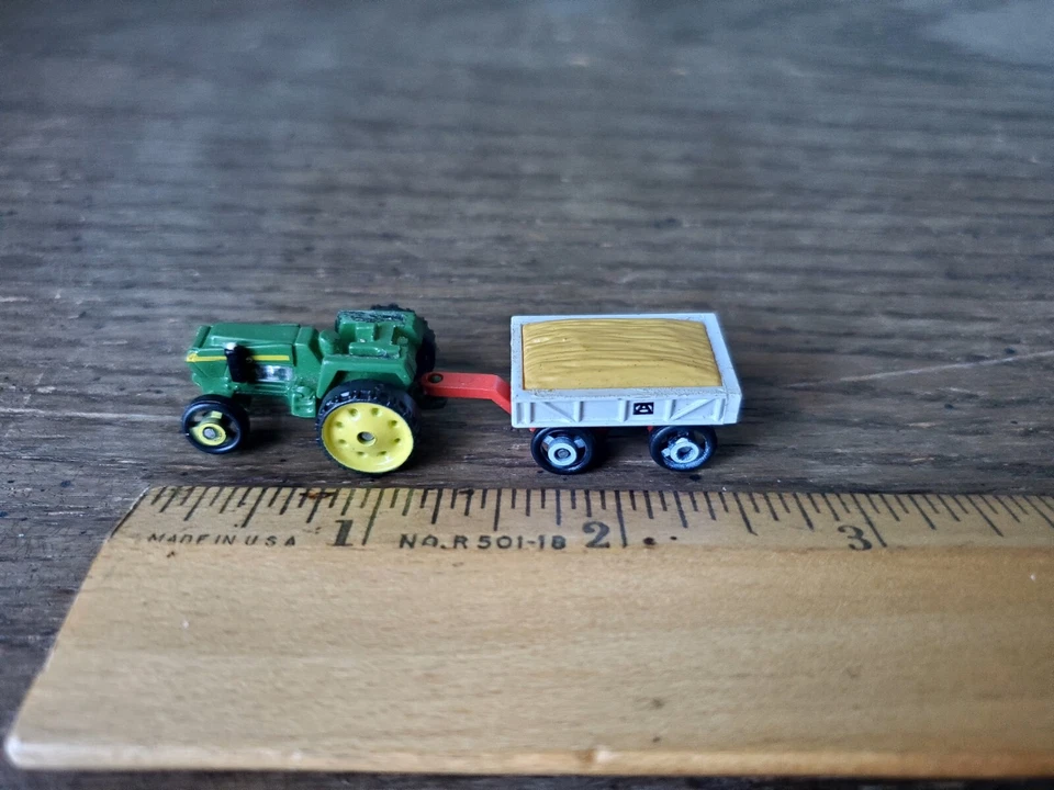 Micro Machines #19 Ranch Riders Horse Trailer Semi Truck Tractor Wagon - Image 2 of 4