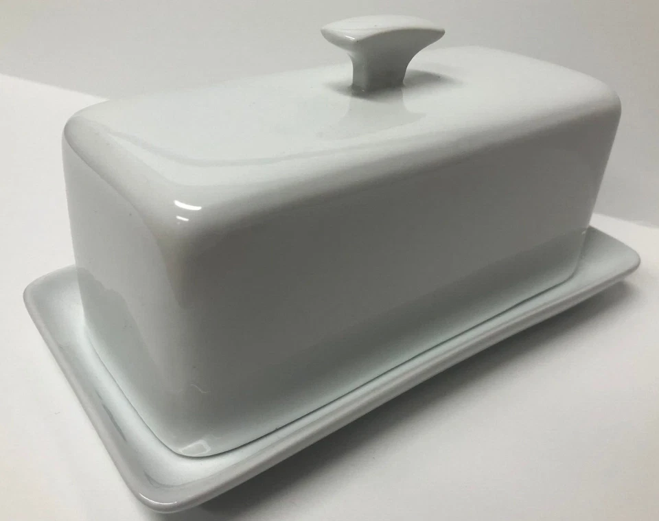 Maison Home Essentials Half Pound Butter Dish 8" Long x 3.5" Tall X 4" Wide - Image 2 of 4