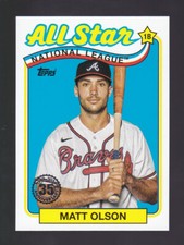 2024 Topps Series 2 #89ASB-3 MATT OLSON 1989 Topps All Star Baseball Throwback