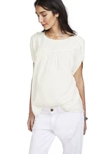 Hatch Maternity Women’s THE TULIP BLOUSE Ivory Size 0 (XS/0-2) NEW