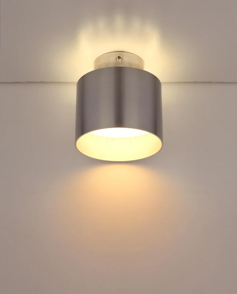 PLAFONIERA DA SOFFITTO GLOBO SERIE JENNY, CROMATA, LAMPADINA INCLUSA 8W, 280 LM, - Immagine 2 di 4