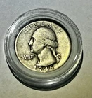 1946 Washington Quarter 90% Silver-Philadelphia Mint-VF+