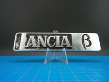 Vintage Lancia Beta Script Emblem Badge Nameplate Metal Oem Bormia Logo Original Vintage Lancia Beta Script Emblem Badge Nameplate Metal Oem Bormia Logo Original