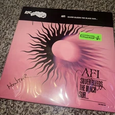 AFI Silver Bleeds Black Sun.. LP Indie Ltd Violet RFC First Run Club Signed