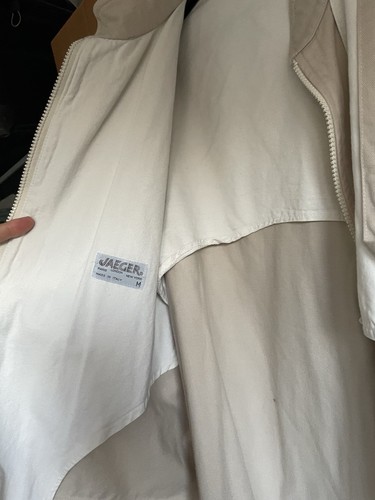 Jaeger Canvas Jacke Parka beige abnehmbare Ärmel Gr. M - Bild 11 von 22