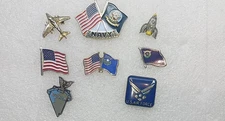 8piece Air Forces Lapel Pin Lot