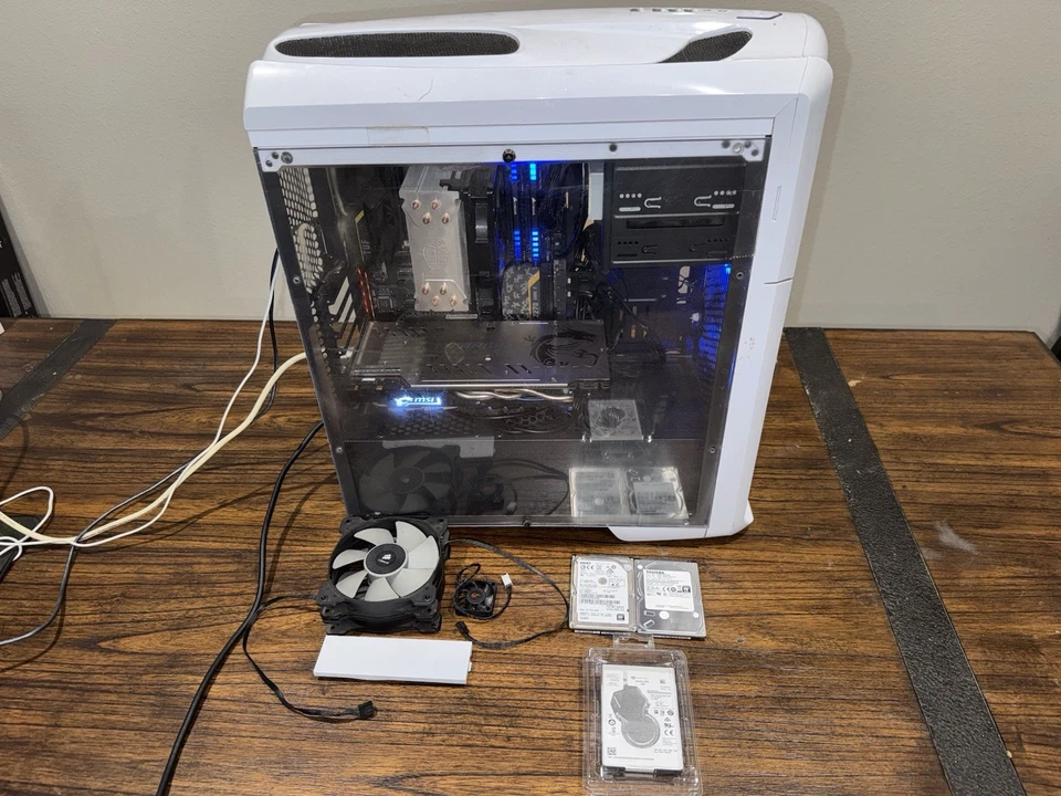 L@@K Custom Gaming PC Intel i5 7600 3.8Ghz Asus Mark Z270 MSI 1070 TI Titanium - Image 2 of 4