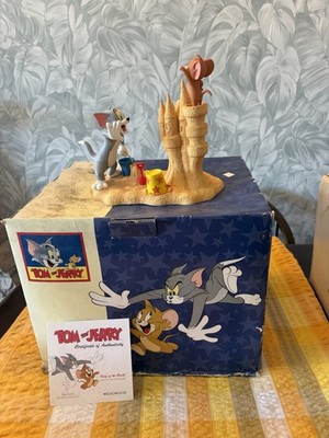 Coalport, Tom & Jerry King Of The Castle Figur. Warner Bros. Wedgewood. 2000.
