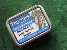 VINTAGE TRIUMPH  TR25W PUNCTURE OUTFIT