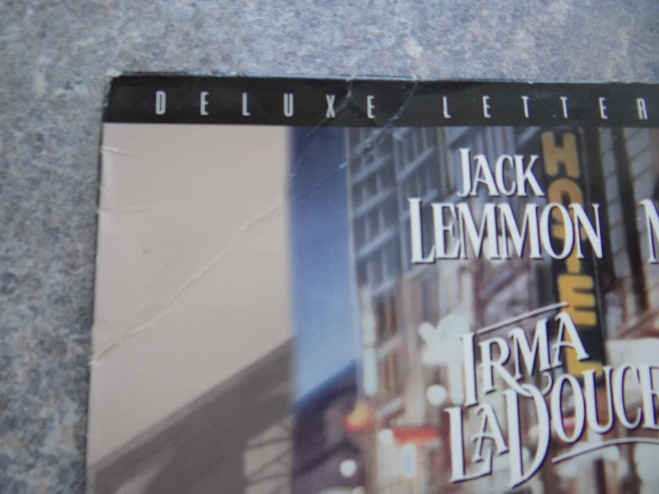 Irma La Douce US Vintage Laser Disc LD Film Video CD Laserdisk Englisch 60er - Bild 4 von 4