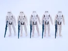Vintage 1980 Kenner Star Wars Action Figure Imperial Stormtrooper Hoth x 5 Lot