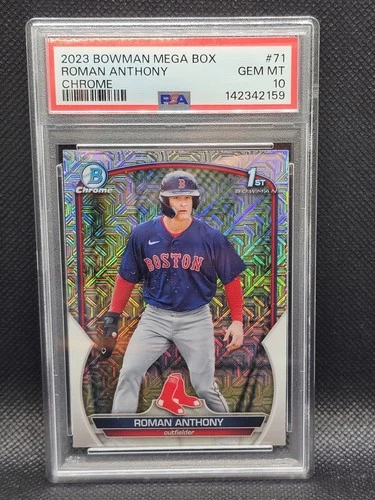 2023 Bowman - Chrome Prospects Roman Anthony #BCP-71 Mojo Refractor (RC) PSA 10