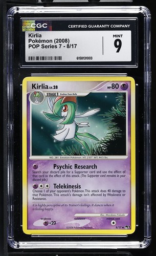 Kirlia graded CGC 9 for sale on eBay