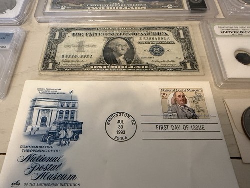Estate Collection Silver Platinum US Proof Coin Sets $1 $2 Certificate PCGS PR70 - Picture 23 of 24
