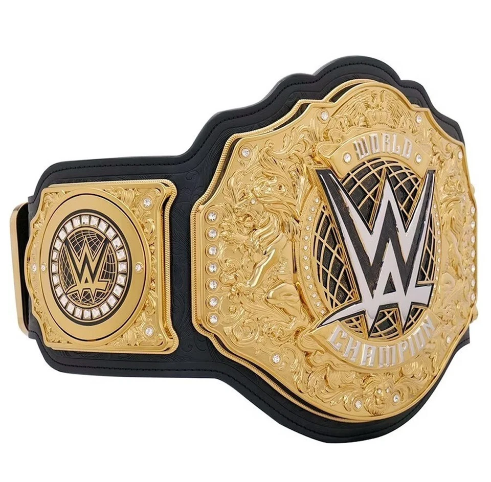Пояс чемпиона мира по борьбе в супертяжелом весе 4 мм копия подарок взрослому размеру - Изображение 3 из 4