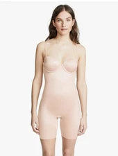 Spanx Suit Your Fancy Strapless Multi-Way Mid-Thigh Bodysuit NWT-LARGE Ret $117