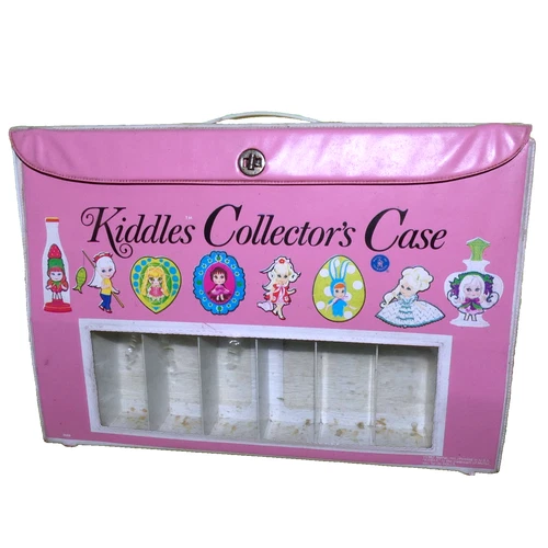 Mattel Liddle Kiddles Collector KLUB club Carry CASE PINK doll accessory - CHEAP