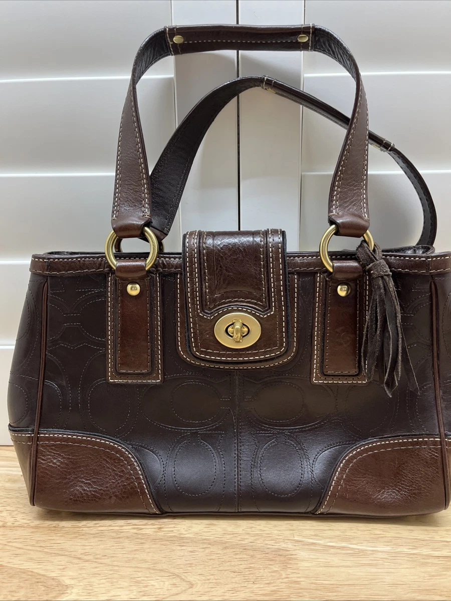Coach Hampton Satchel/Top Handle Bag Brown Bags & Handbags for
