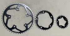 Race Face Triple Chainring Set 46-34-24 Vintage 90s Mtb Canada VGC 110 74 BCD