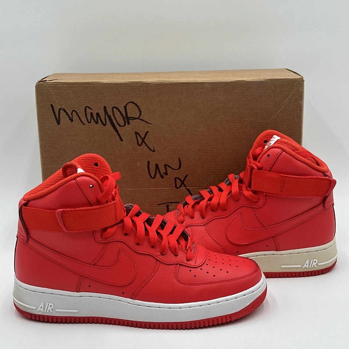 Nike Air Force 1 High iD Red for Sale - Authenticity Guaranteed - eBay