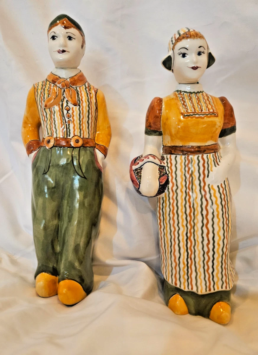 Delft Figurine In Antique Ceramic & Porcelain Figurines for sale