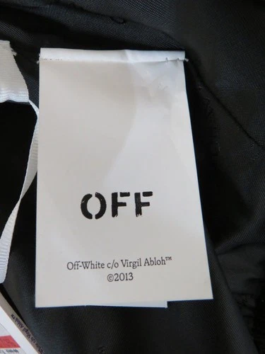 Off-White X Ac Milan 125th Anniversary Embroidered Varsity Jacket MSRP $3500 image 7