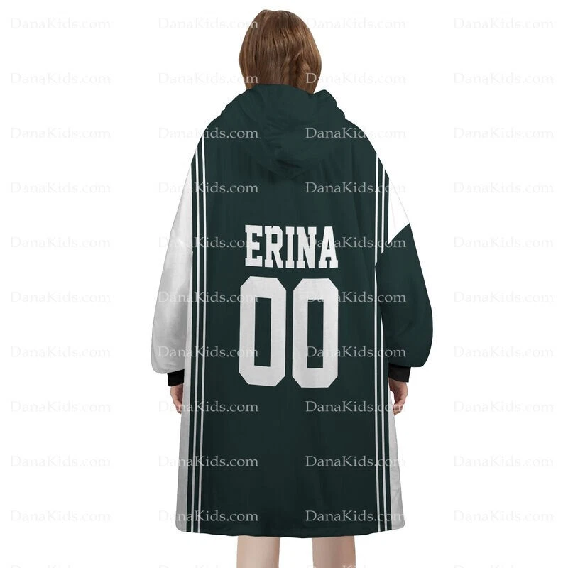 Custom New York NY Football Team Blanket Hoodies, Personalized Name Number