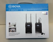 BOYA BY-WM8 Pro-K1 UHF Dual-Channels Wireless Microphone System