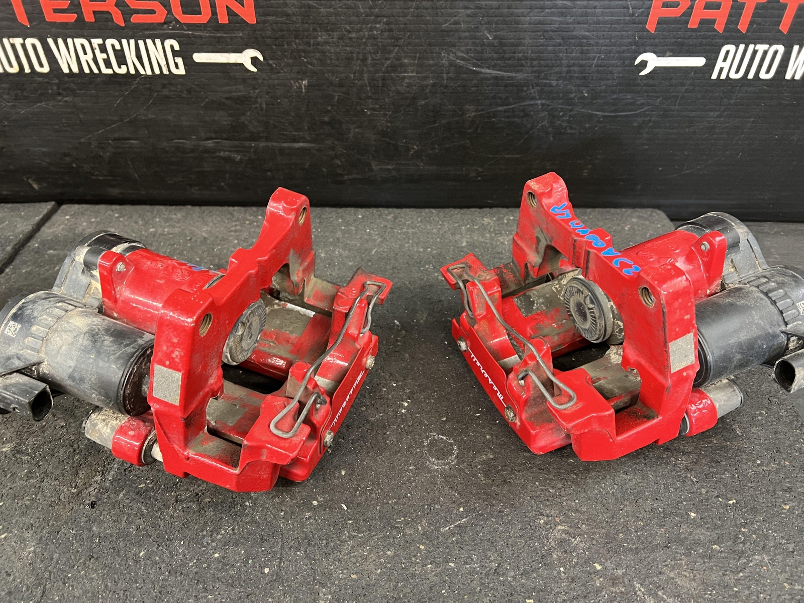 14-17 MASERATI GHIBLI SET OF FRONT & REAR BREMBO BRAKE CALIPERS