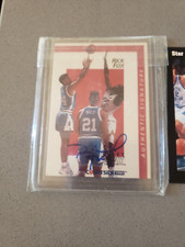 1991-92 Courtside #21 Rick Fox ROOKIE RC AUTO SIGNED Autograph Card Plus Extras