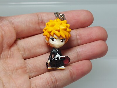 Bleach Swing EX Kurosaki Ichigo Strap Figure Bandai 2006 Toy Japan