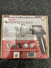Ruby Horsepower Handheld Cordless Power Scrubber "As Seen on TV"