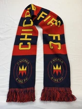 Chicago Fire Ruffneck Scarf Scarf Unisex Red/Gold New