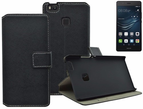 Huawei P9 / P9 Lite / Book Tasche Klapp Hülle Schutzhülle Handytasche TOP Case - Photo 3/4