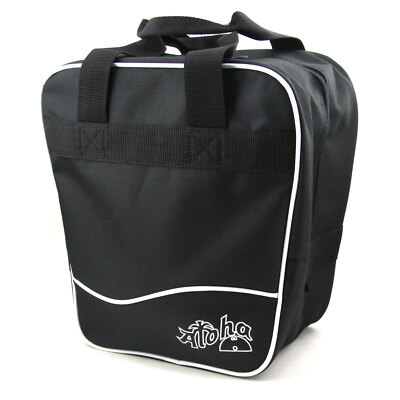 Bowling 1 Ball Tasche Aloha Wave Retro Single black Bag Platz für Bowlingschuhe