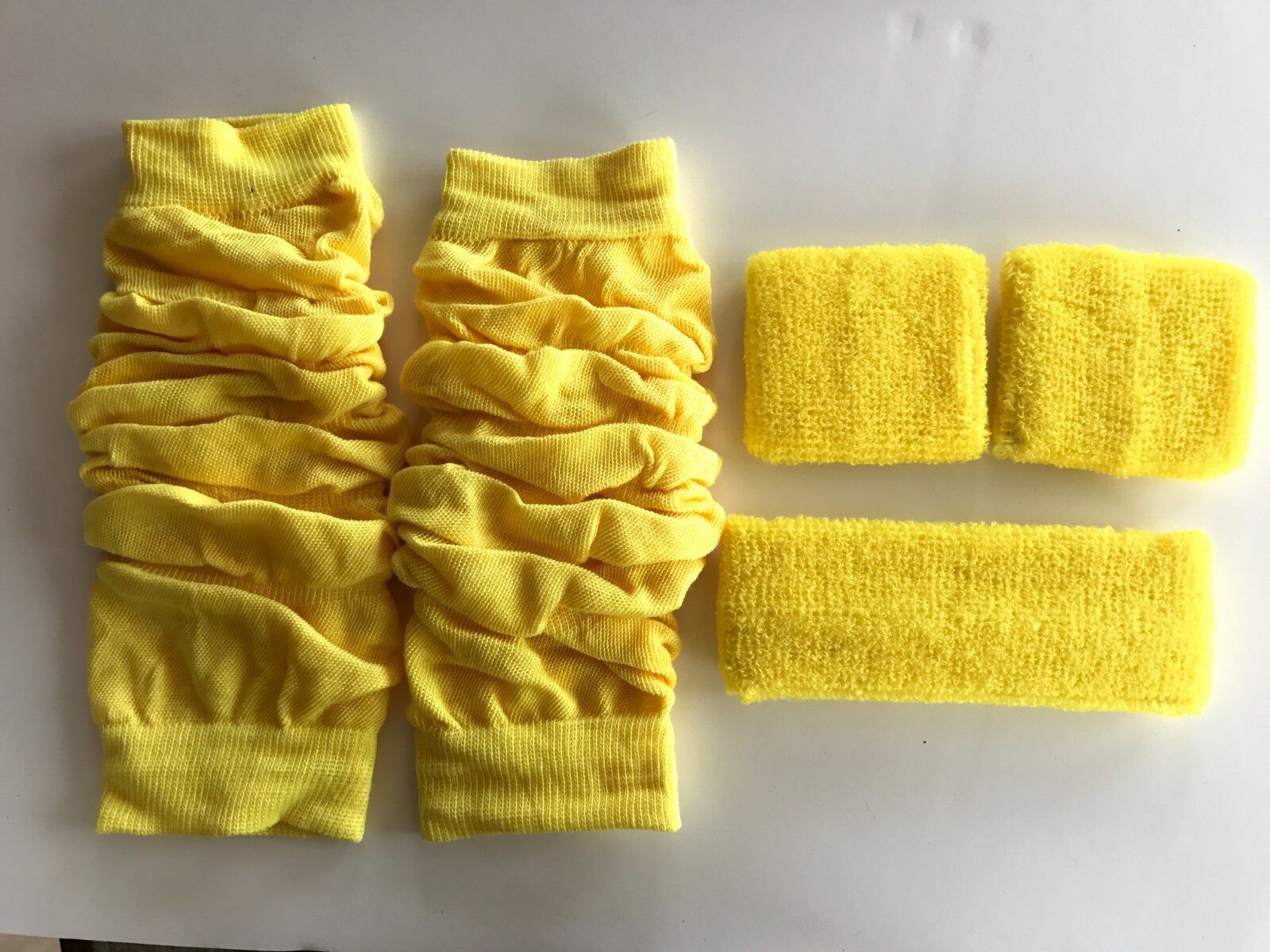 Fluro Leg Warmers Neon Sweatbands Gloves 80s Costume Dance Party Hens eBay