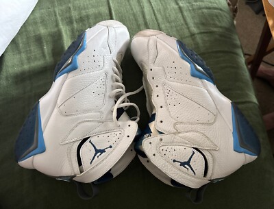 Nike Air Jordan 7 Retro French Blue OG VII 304775 107 White Blue Size 12