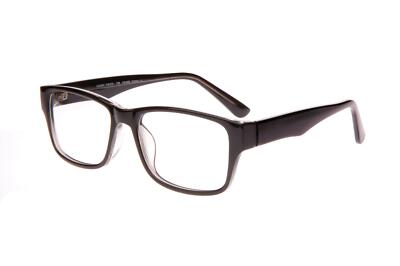 NEW CANNY VISION Black on Crystal TIM Eyeglasses 53mm with Case