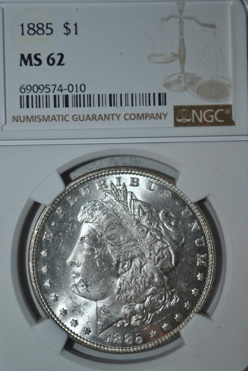 1885 P $1 Morgan Dollar NGC MS62 VAM 1A2 (Pitted Rev/Clash) | eBay