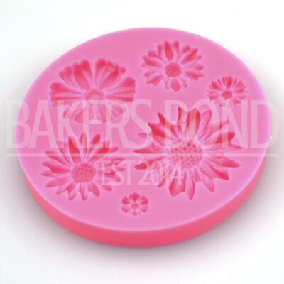 Niedliche 6 Blumen Silikon Form Schokolade Kuchen Backen Glasur Hochzeit Romantisch Gänseblümchen