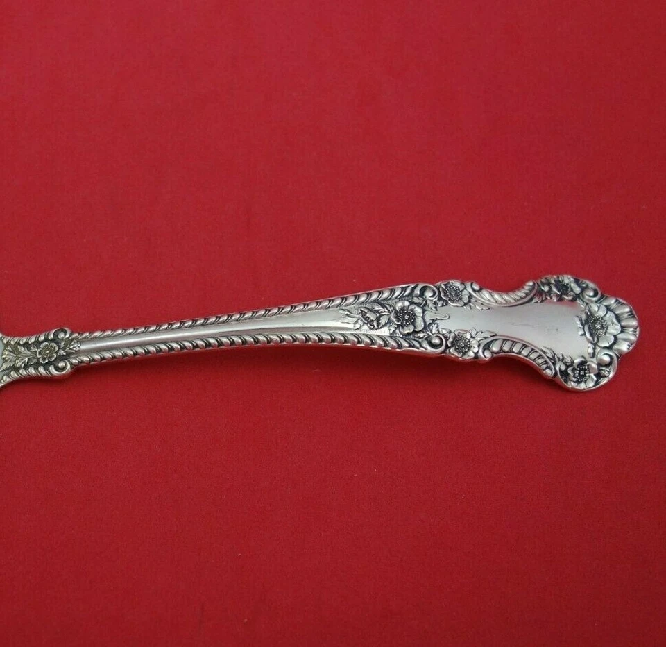 Concha de molho de prata esterlina English Rose by Durgin 6" porção vintage - Imagem 2 de 2