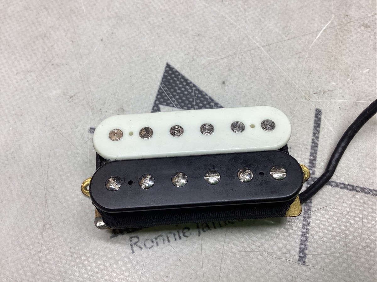80's Dimarzio DP155 Tone Zone Humbucker Guitar Pickup Zebra 80's Dimarzio DP155 Tone Zone Humbucker Guitar Pickup Zebra