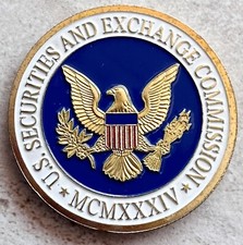 SEC-UNITED STATES SECURITIES AND EXCHANGE COMMISSION-Challenge Coin