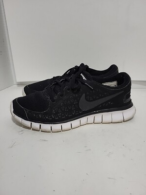 NIKE FREE RUN BLACK MESH 395914-002 RUNNING LADIES 10 SHOES