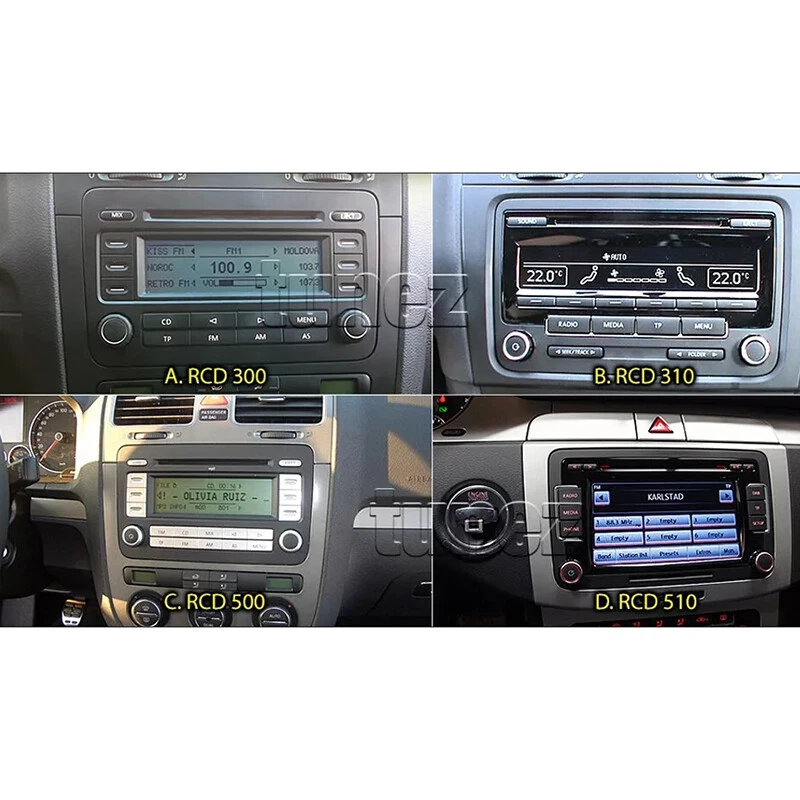 8" Para VW Passat Polo Amarok 4+64GB Unidad Principal Caddy Coche Estéreo Radio Carplay Foto 2 de 4