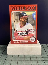 ELOY JIMÉNEZ 2024 Topps Heritage Red  SP Parallel #165 Error says “White Border”