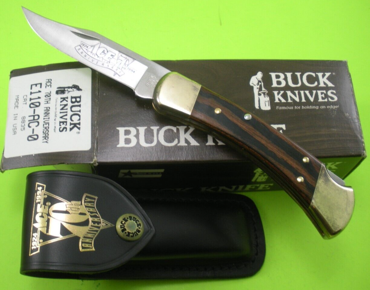 A&W カナダ ヴィンテージ プレースマット エルダー レトロ 当時物 希少 1993 BUCK 110 ACE HARDWARE 75th ANNIV KNIFE NEVER USED IN BOX | eBay